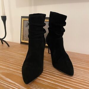 Adrienne Vittadini Suede Booties